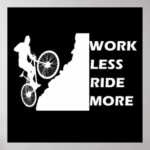 Motivational Mountainbiken - Lustiges Fahrrad-Zita Poster