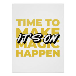 Motivational Poster Typography | Gym Focus