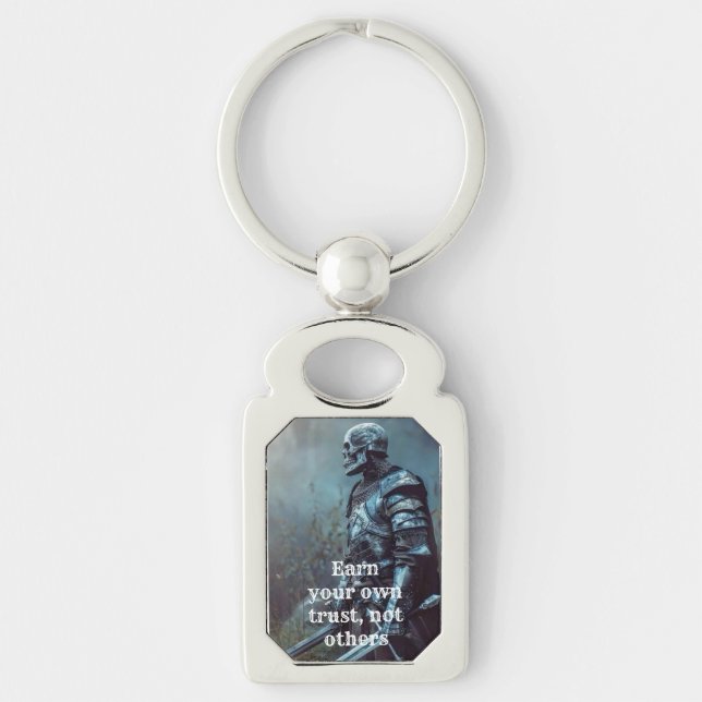 Motivational Quote Keyring | Positive Gift for Fri Schlüsselanhänger (Vorderseite)