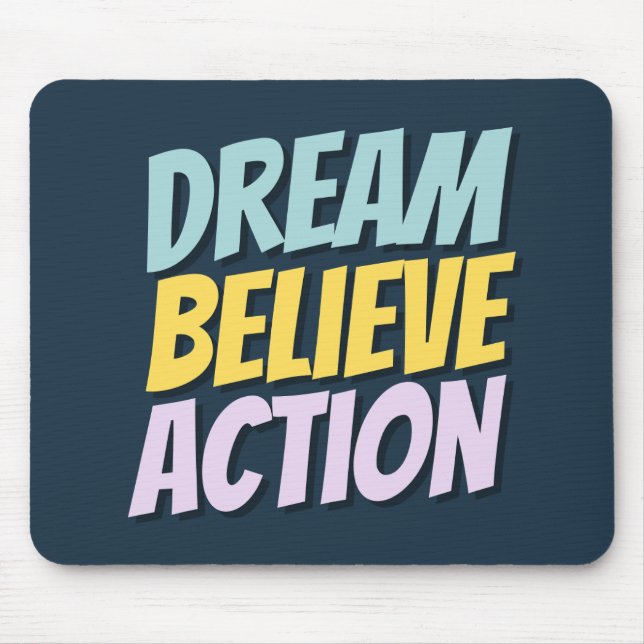 Motivational Quote Mousepad  (Vorne)
