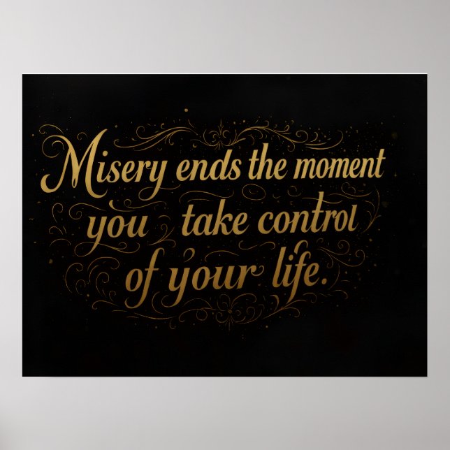 Motivational Quote Poster (Vorne)