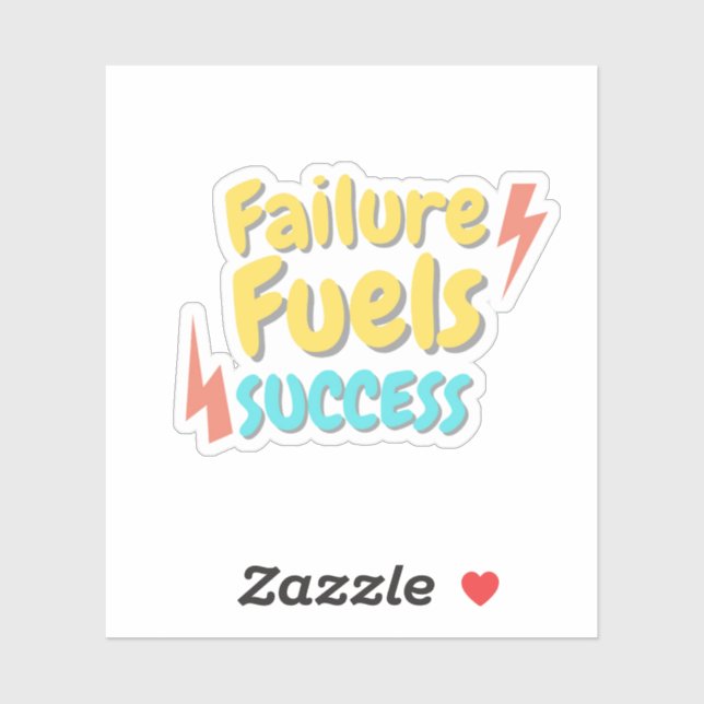 Motivational Quote Sticker  (Blatt)