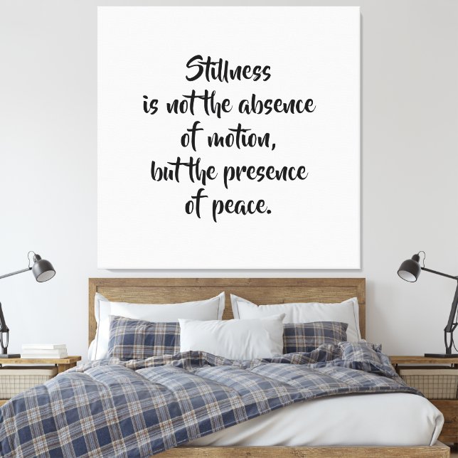 Motivational Quote Stretched Canvas Print Leinwanddruck (Insitu (Schlafzimmer))