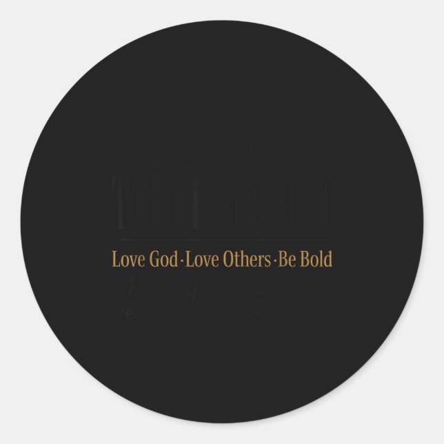 Motivational Quote This Is The Turning Int  Runder Aufkleber (Vorderseite)