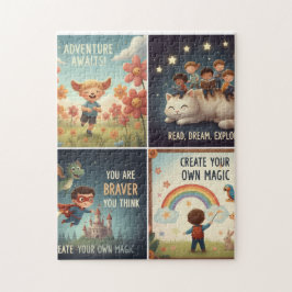Motivational Quotes for Children's Rooms & Classro Puzzle