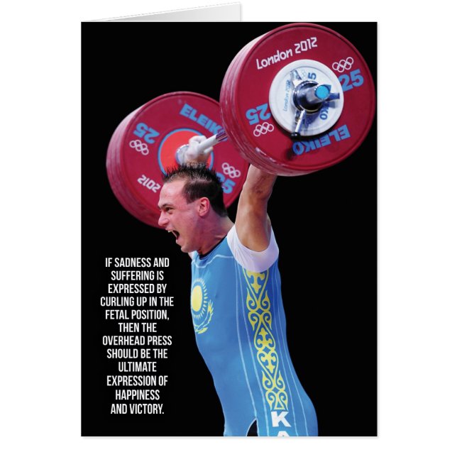 Motivationales Fitness Gym (Vorne)