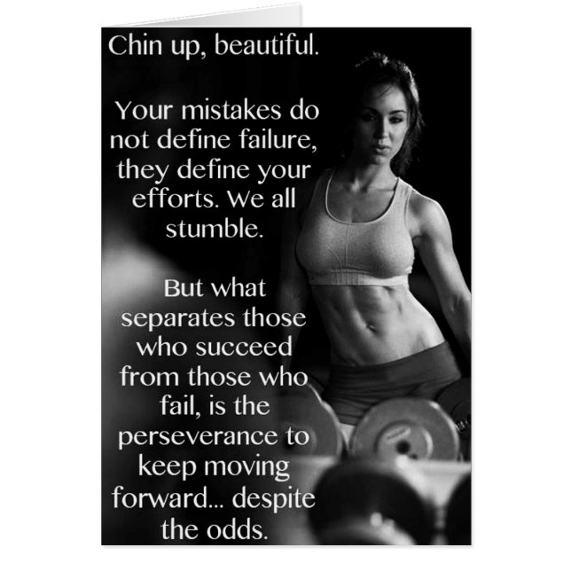 Motivationales Fitness Gym (Vorne)