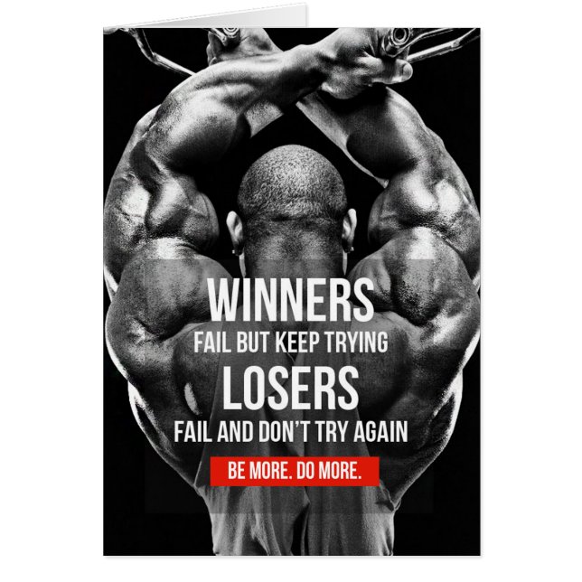 Motivationales Fitness Gym (Vorne)