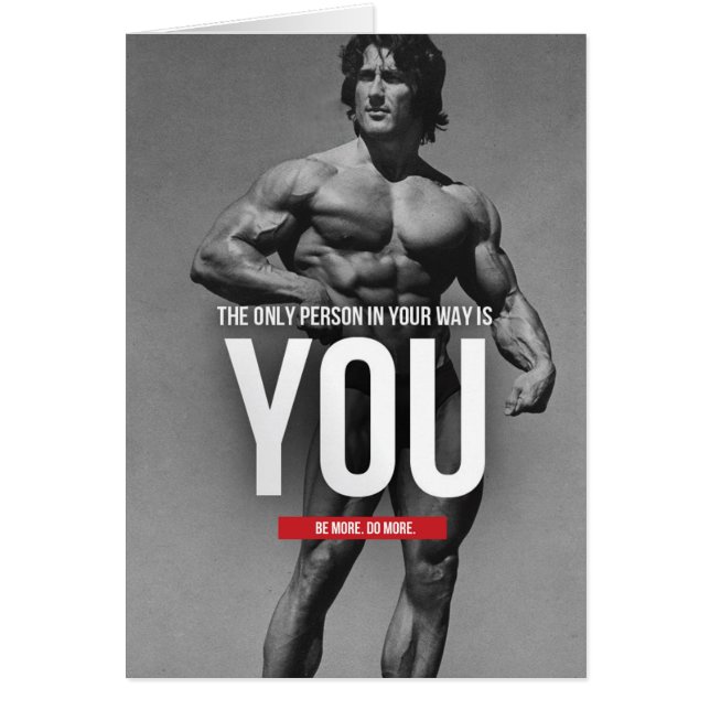 Motivationales Fitness Gym (Vorne)