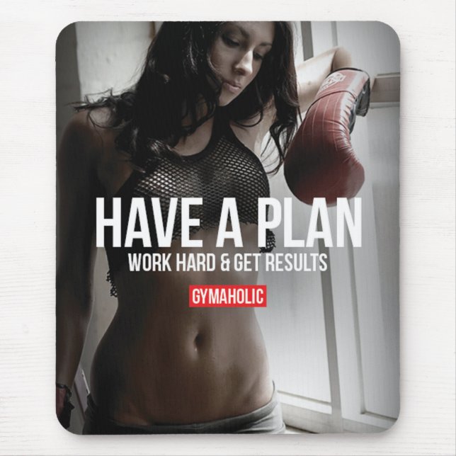 Motivationales Fitness Gym Mousepad (Vorne)