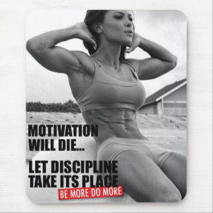 Motivationales Fitness Gym Mousepad