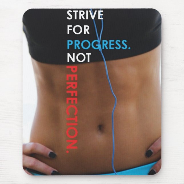Motivationales Fitness Gym Mousepad (Vorne)