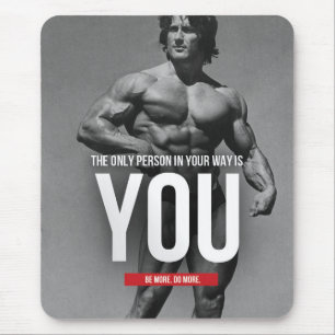 Motivationales Fitness Gym Mousepad