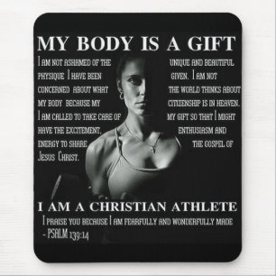 Motivationales Fitness Gym Mousepad