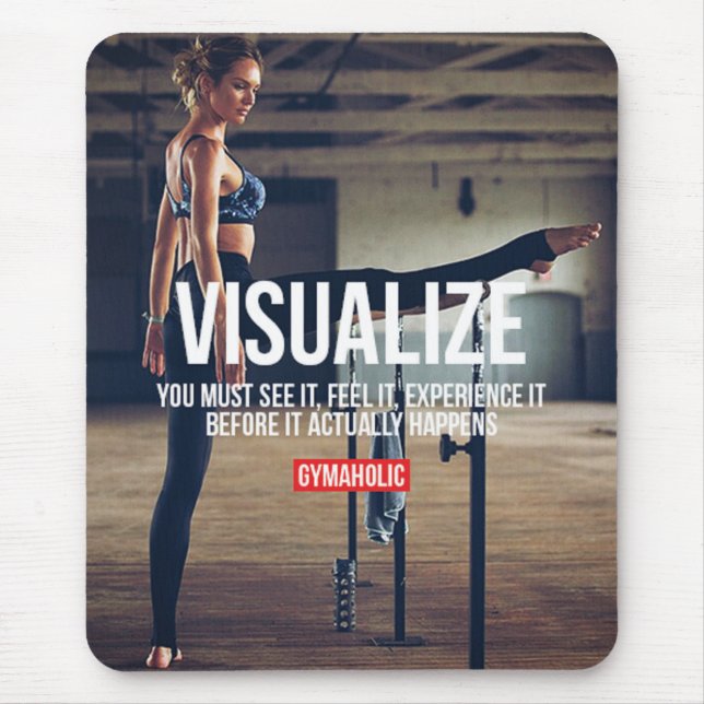 Motivationales Fitness Gym Mousepad (Vorne)