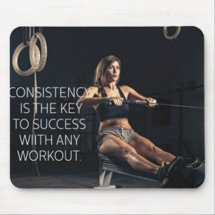 Motivationales Fitness Gym Mousepad
