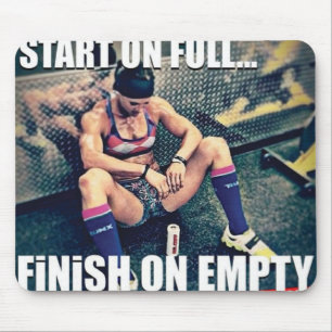 Motivationales Fitness Gym Mousepad