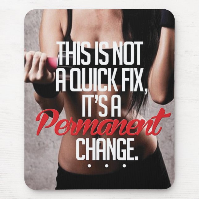 Motivationales Fitness Gym Mousepad (Vorne)