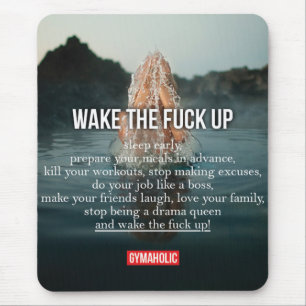 Motivationales Fitness Gym Mousepad