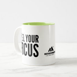 MOTIVATIONALISM© Fuel Your Focus_ Zweifarbige Tasse