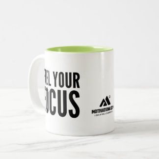 MOTIVATIONALISM© Fuel Your Focus_ Zweifarbige Tasse