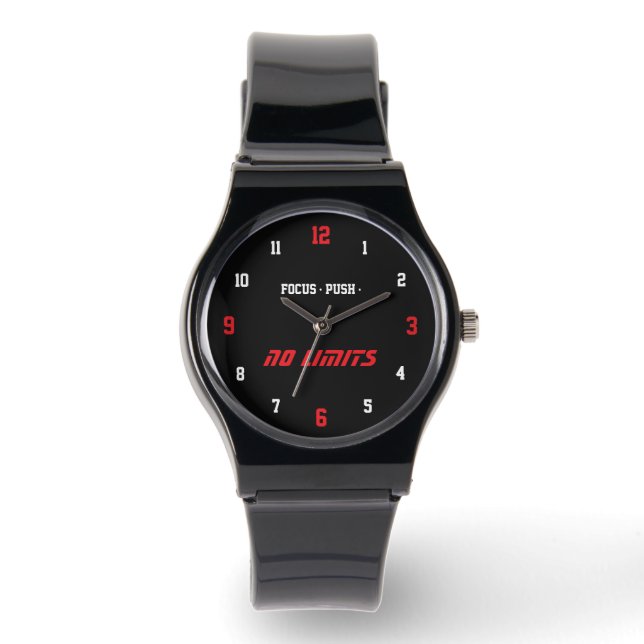 Motivations-Fitness Armbanduhr (Vorderseite)