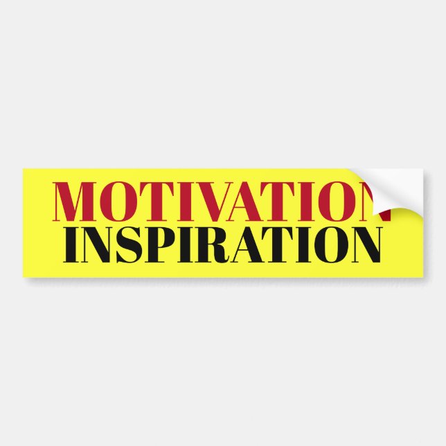 MOTIVATIONS-INSPIRATIONS-Zeichen/sticker/MAGNET Autoaufkleber (Vorne)