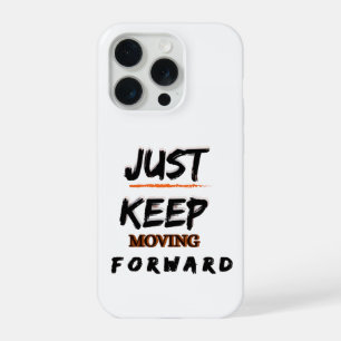Motivations-iPhone-Hülle 'Einfach Weiter Bewegen' iPhone 15 Pro Hülle