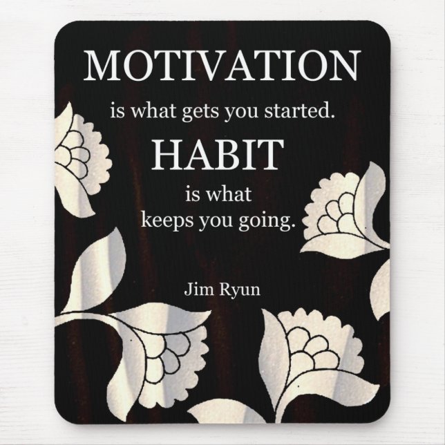 Motivations-Mitteilungen auf Mousepad (Vorne)