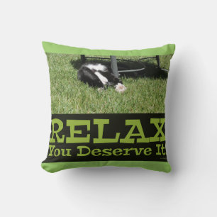 Motivations-Relax Cat Epic Slogan Kissen