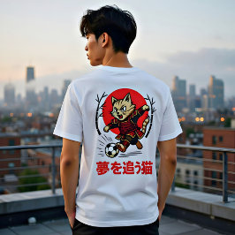Motivations-Samurai-Katze - Geschenk für Anime & S Tri-Blend Shirt