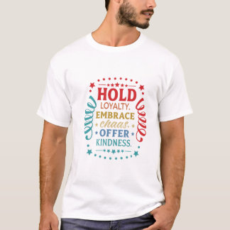 Motivations-T-Shirt 'Freundlichkeit', Geschenk zum T-Shirt