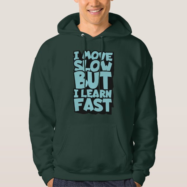 Motivations-Zitat Hoodie  (Vorderseite)