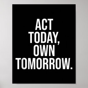 Motivationsangebot für Stoikerhärte und Festigkeit Poster