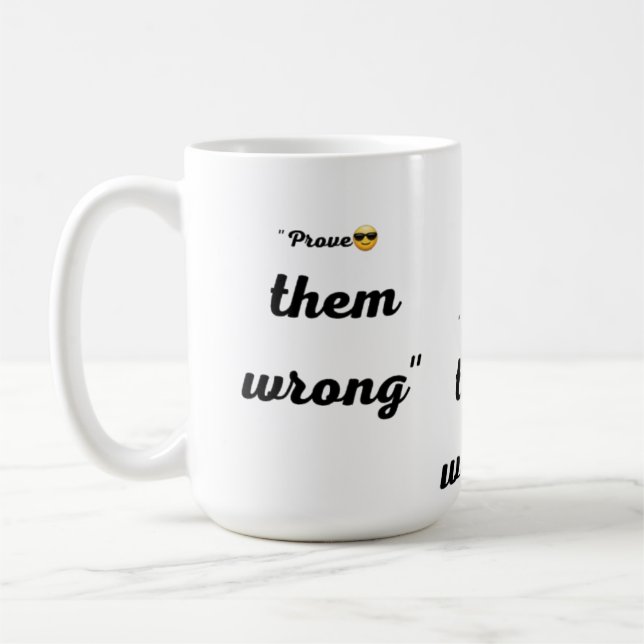 Motivationsbecher Kaffeetasse (Links)