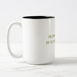 Motivationsbecher Langsamer Fortschritt Zweifarbige Tasse