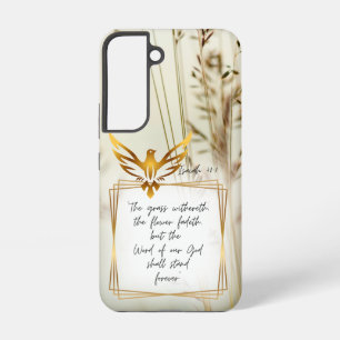 Motivationsbibel Natur Gras Symbolische Taube Samsung Galaxy Hülle