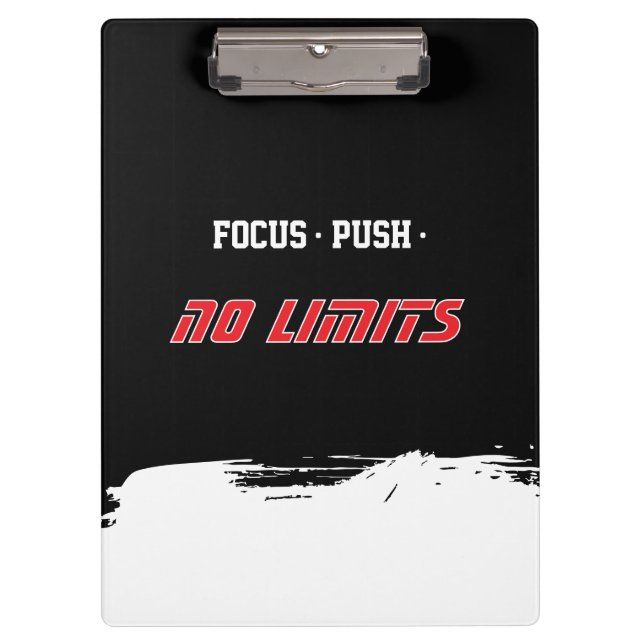 Motivationsfitness Klemmbrett (Vorderseite)