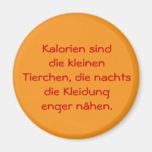 Motivationshilfe zum Abnehmen Magnet