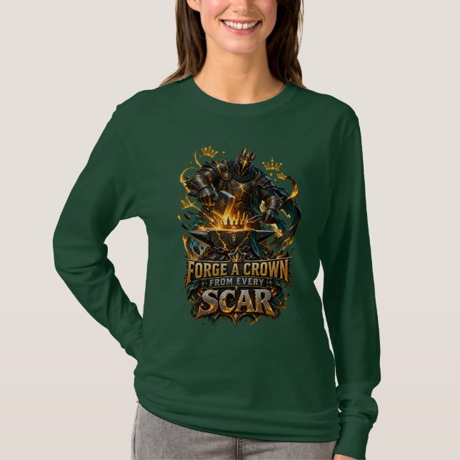 Motivationskrieger-Shirt T-Shirt (Vorderseite)