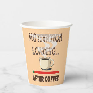 Motivationsladung.. nach Kaffee Pappbecher