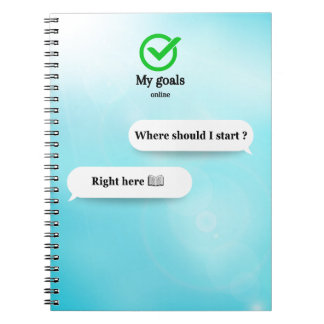 Motivationsnotizbuch | Mein Zieljournal Notizblock