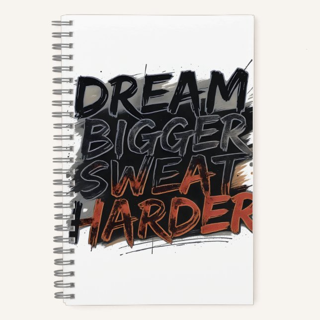 Motivationsnotizbuch Notizbuch (Vorderseite)