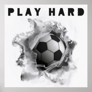 Motivationspaket für Fußball Futbol Poster