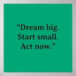MOTIVATIONSPLAKAT POSTER