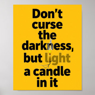Motivationsposter mit Zitat Poster