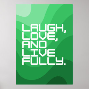 Motivationsposter mit Zitat Poster