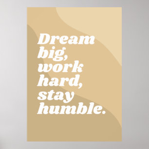 Motivationsposter mit Zitat Poster