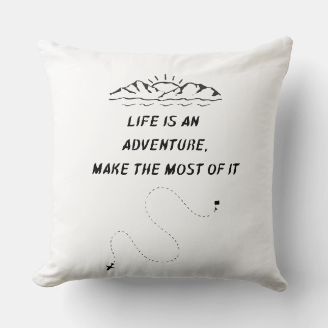 Motivationssack / Motivational Cushion Kissen (Vorderseite)