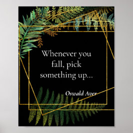 Motivationssatz für Klassenzimmer oder Büroposter Poster